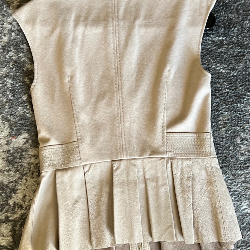 Bebe Y2K Leather Top - Picture 2 of 3